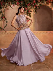 Bling & Sparkly Embellished Top with Palazzos