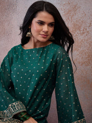 Chanderi Printed Tunic with Palazzos