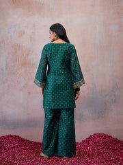 Chanderi Printed Tunic with Palazzos
