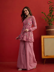 Printed Top with Palazzos