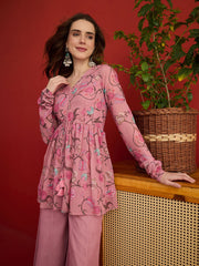 Printed Top with Palazzos