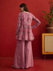 Printed Top with Palazzos