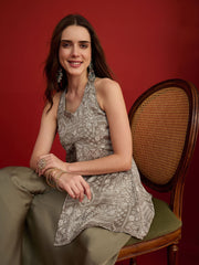 Printed Top with Palazzos