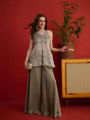 Printed Top with Palazzos