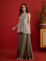 Printed Top with Palazzos