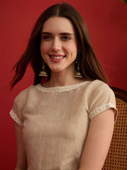 Linen Solid Top with Palazzos