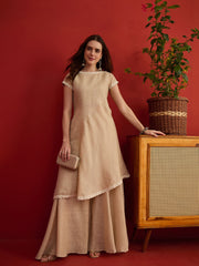 Linen Solid Top with Palazzos