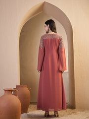 Women Ethnic Motifs Sequinned Embroidered Ethnic Dress