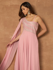 Embellished One Shoulder Gown Ethnic Dresses