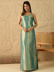 Square Neck Maxi Ethnic Dresses