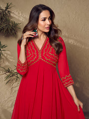 Embroidered V Neck Top With Palazzo