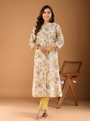 Women Floral Printed Floral Kurta
