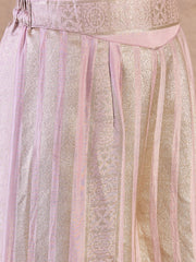 V-Neck Angrakha Gotta Patti Georgette A-Line Kurta & Palazzos With Dupatta