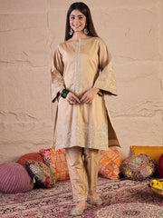 Women Floral Embroidered Sequinned Kurta with Trousers & Dupatta