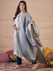 Women Ethnic Motifs Regular Kurta with Trousers & Dupatta