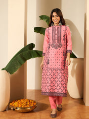 Women Ethnic Motifs Embroidered Kurta with Trousers & Dupatta