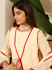 Women Layered Kurta with Palazzos & With Dupatta