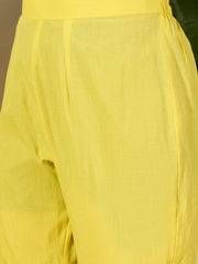 Women Ethnic Motifs Woven Design V-Neck Straight Kurta with Trousers & Dupatta