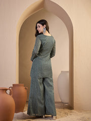 Printed Top with Palazzos