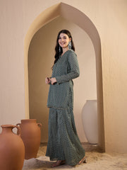 Printed Top with Palazzos