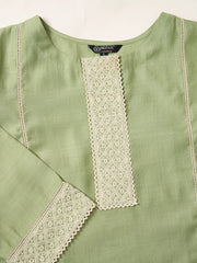 Women Floral Embroidered Regular Thread Work Kurta with Palazzos & With Dupatta