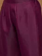 Women Ethnic Motifs Embroidered Regular Thread Work Kurta with Palazzos & With Dupatta