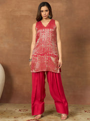 Women Ethnic Motifs Regular Kurta with Palazzos & With Dupatta