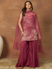 Women Regular Kurta with Sharara & With Dupatta