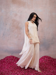 Women Ethnic Motifs Embroidered Regular Thread Work Kurta with Palazzos & With Dupatta