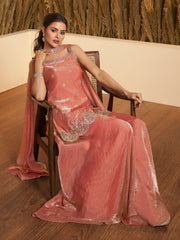 Women Ethnic Motifs Embroidered Regular Kurta with Palazzos & With Dupatta
