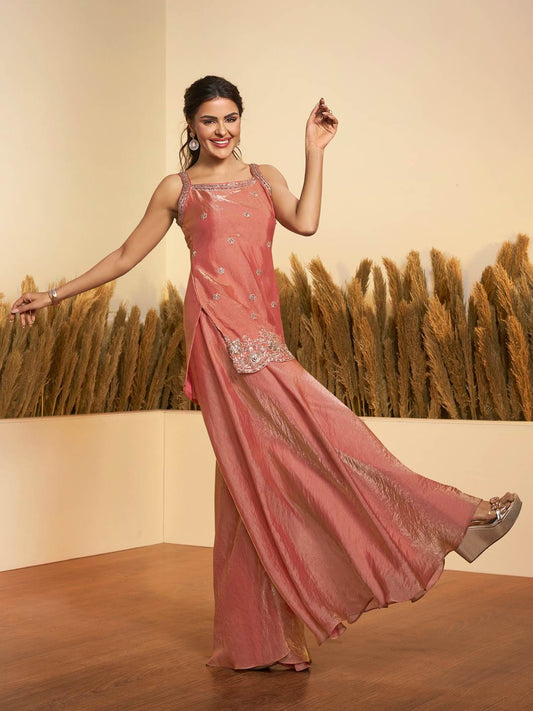 Women Ethnic Motifs Embroidered Regular Kurta with Palazzos & With Dupatta