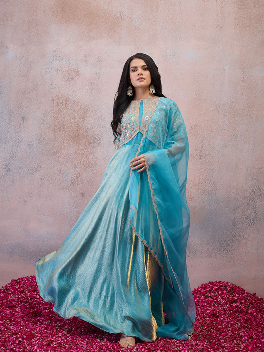Women Ethnic Motifs Embroidered Anarkali Kurta