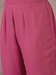 Women Ethnic Motifs Embroidered Empire Sequinned Kurta with Trousers & With Dupatta