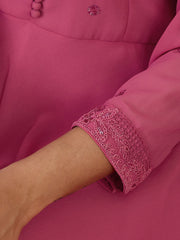 Women Ethnic Motifs Embroidered Empire Sequinned Kurta with Trousers & With Dupatta