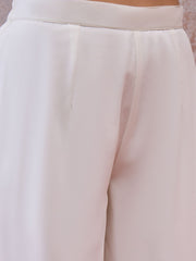 Women Ethnic Motifs Embroidered Regular Thread Work Kurta with Palazzos & With Dupatta