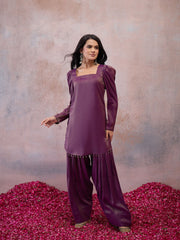 Women Regular Pure Silk Kurta with Palazzos & With Dupatta