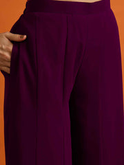 Women Ethnic Motifs Regular Sequinned Kurta with Palazzos & Dupatta