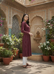 Women Keyhole Neck Kurta