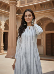 Women Keyhole Neck Kurta