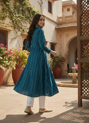Women Keyhole Neck Kurta