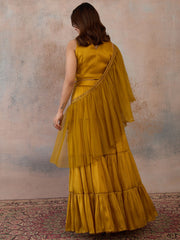 Sequinned Tissue Fusion Saree