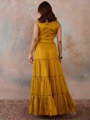 Sequinned Tissue Fusion Saree