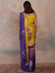 Floral Poly Georgette Saree