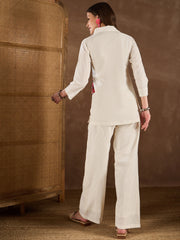 Women Cotton Applique Co-ords Set