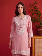 Floral Linen Printed Top with Trousers (Copy)