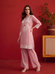 Floral Linen Printed Top with Trousers (Copy)