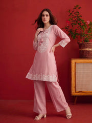 Floral Linen Printed Top with Trousers (Copy)