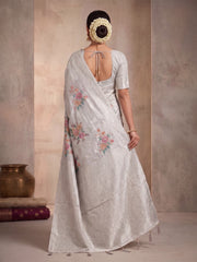 Floral Zari Pure Cotton Saree