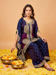 Bohemian Silk Printed Tunic with Palazzos