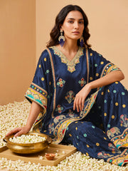 Silk Embroidered Tunic with Palazzos